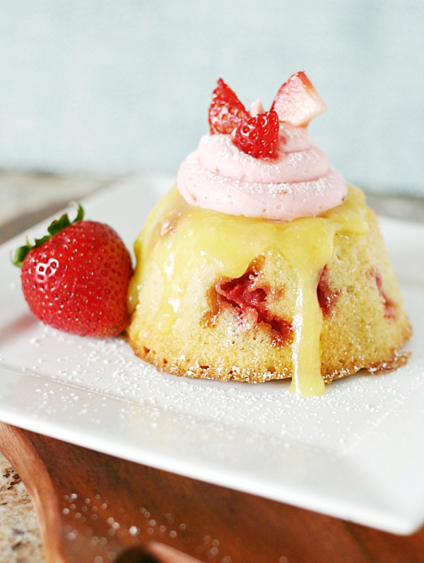 Strawberry Shortcake Mini Bundt Cake Designmakenetwork