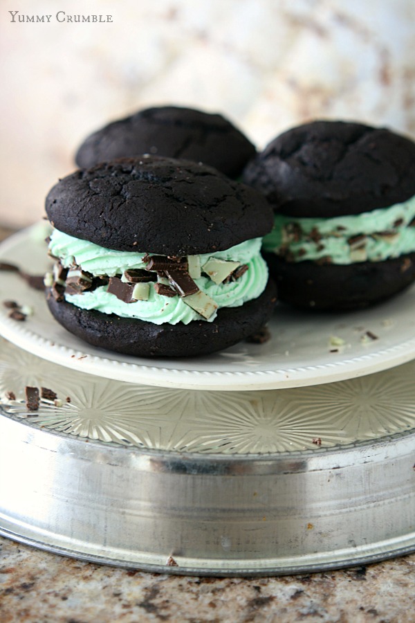 Andes Mint Whoopie Pies Yummy Crumble