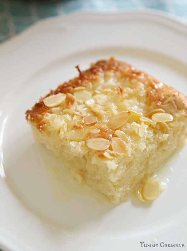 Coconut Almond Ricotta Cake - Yummy Crumble