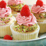 Raspberry Rose Water Cupcakes