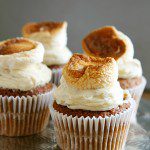 Sweet Potato Cupcakes with Maple Walnut Frosting